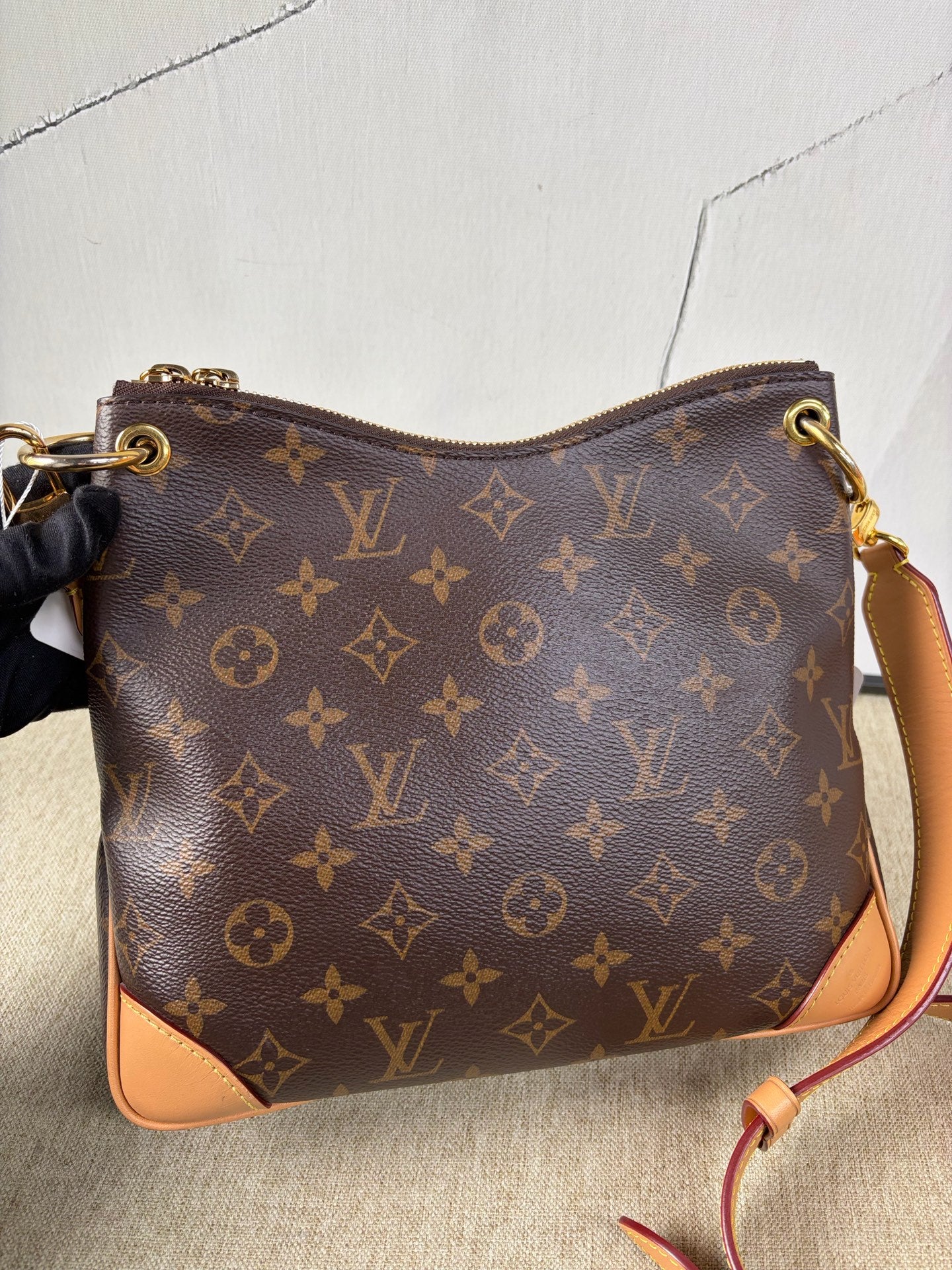 Louis Vuitton - Odeon PM - Monogram coated canvas with natural cowhide leather trim - Brown - (Small)