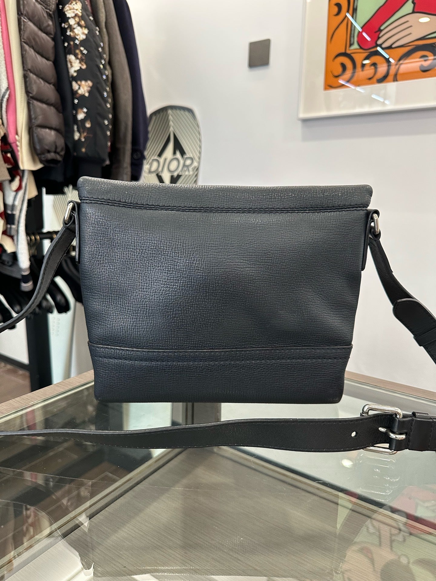 Louis Vuitton - Classic Messenger Bag - Grained leather - Black - (medium)