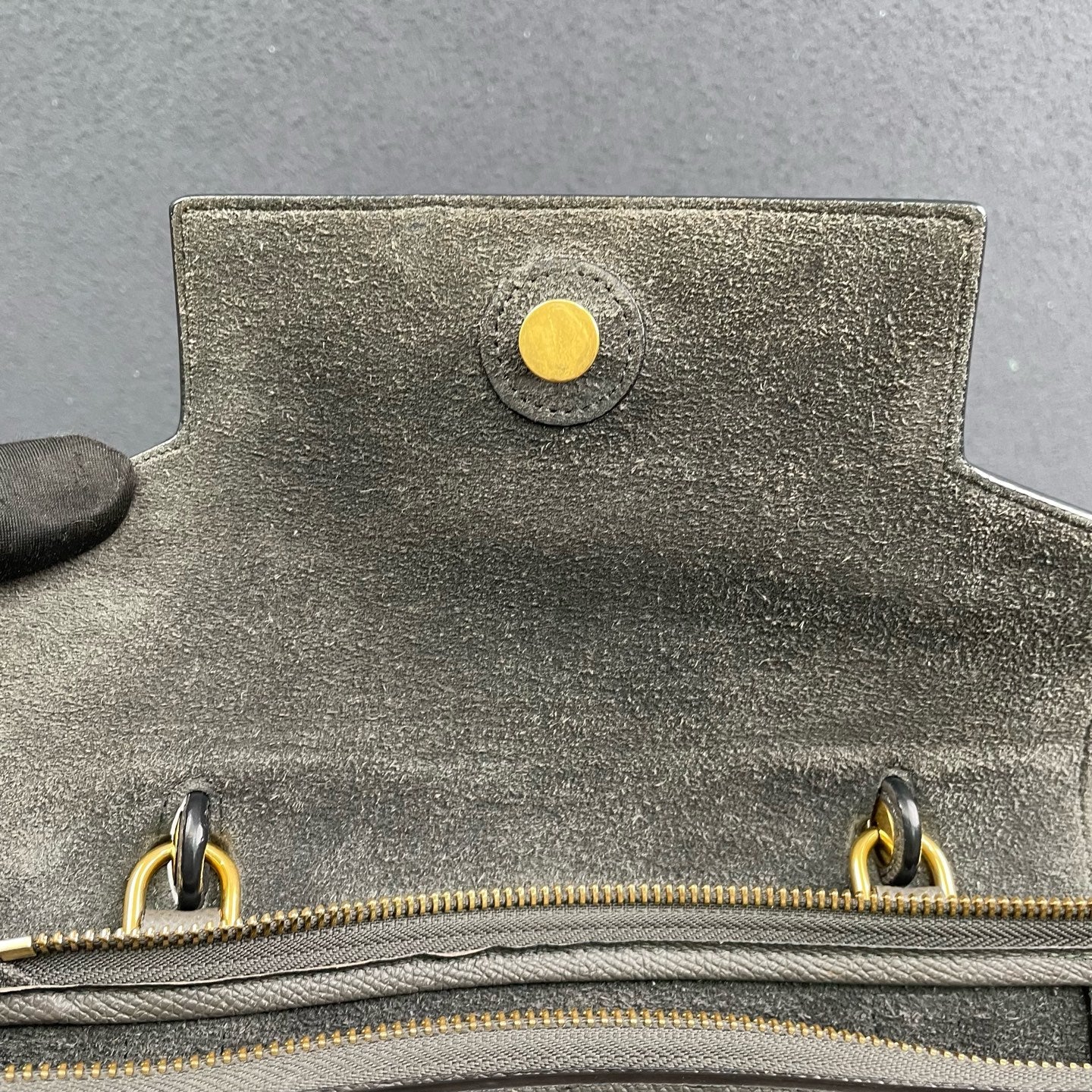Celine - Belt Bag Micro - Grained Calfskin Leather - Dark Grey - (Micro)