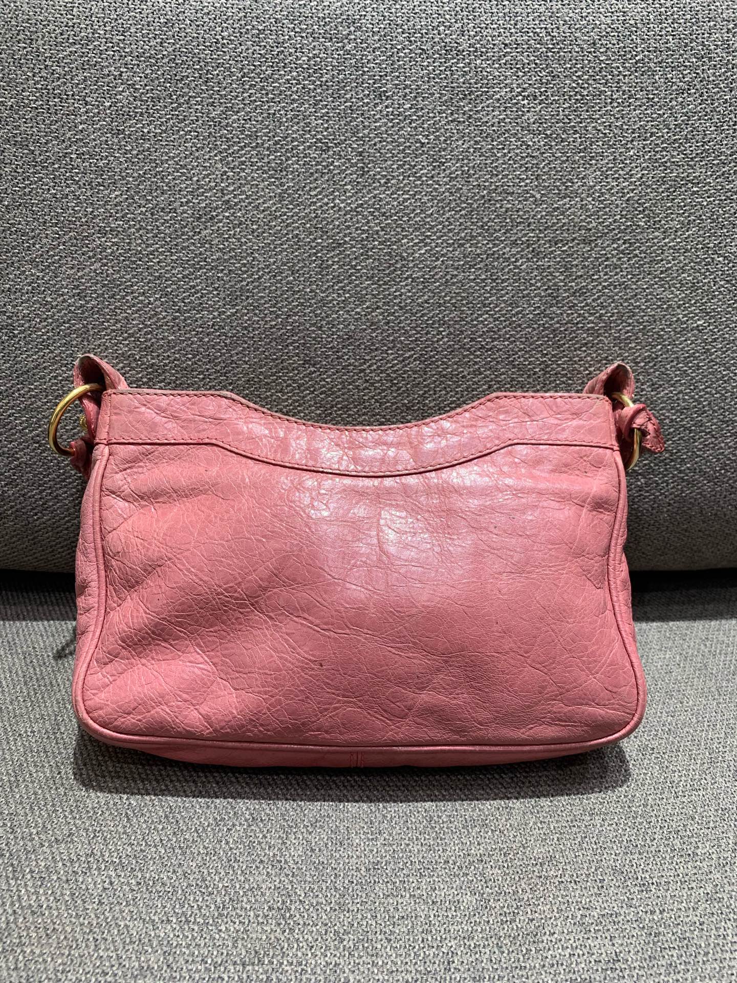 Balenciaga - City Mini - Distressed lambskin leather - Pink - (mini)