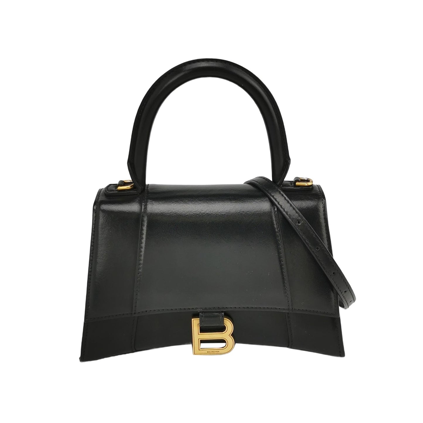 Balenciaga - HOURGLASS - Cowhide leather - Black - (mini)