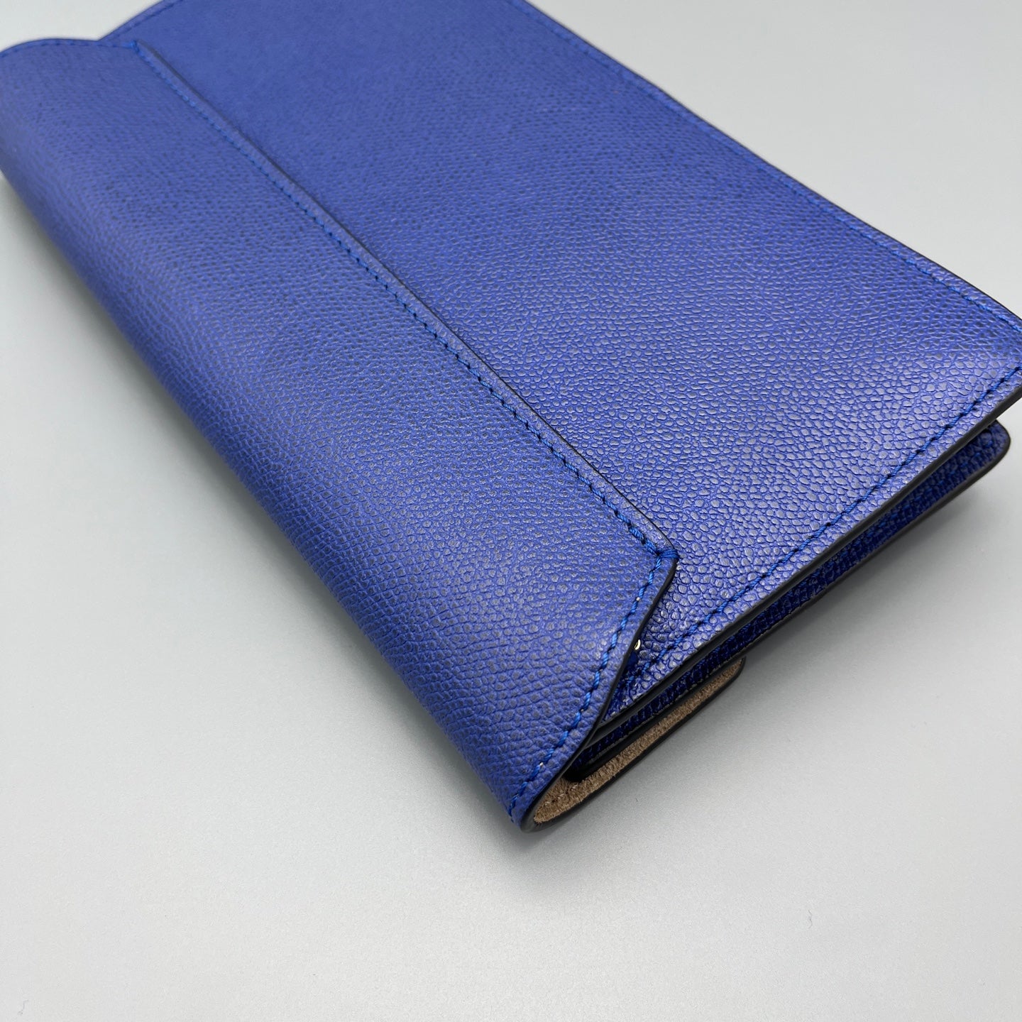 Valextra - Flap Shoulder Bag - Leather - Blue - (small)