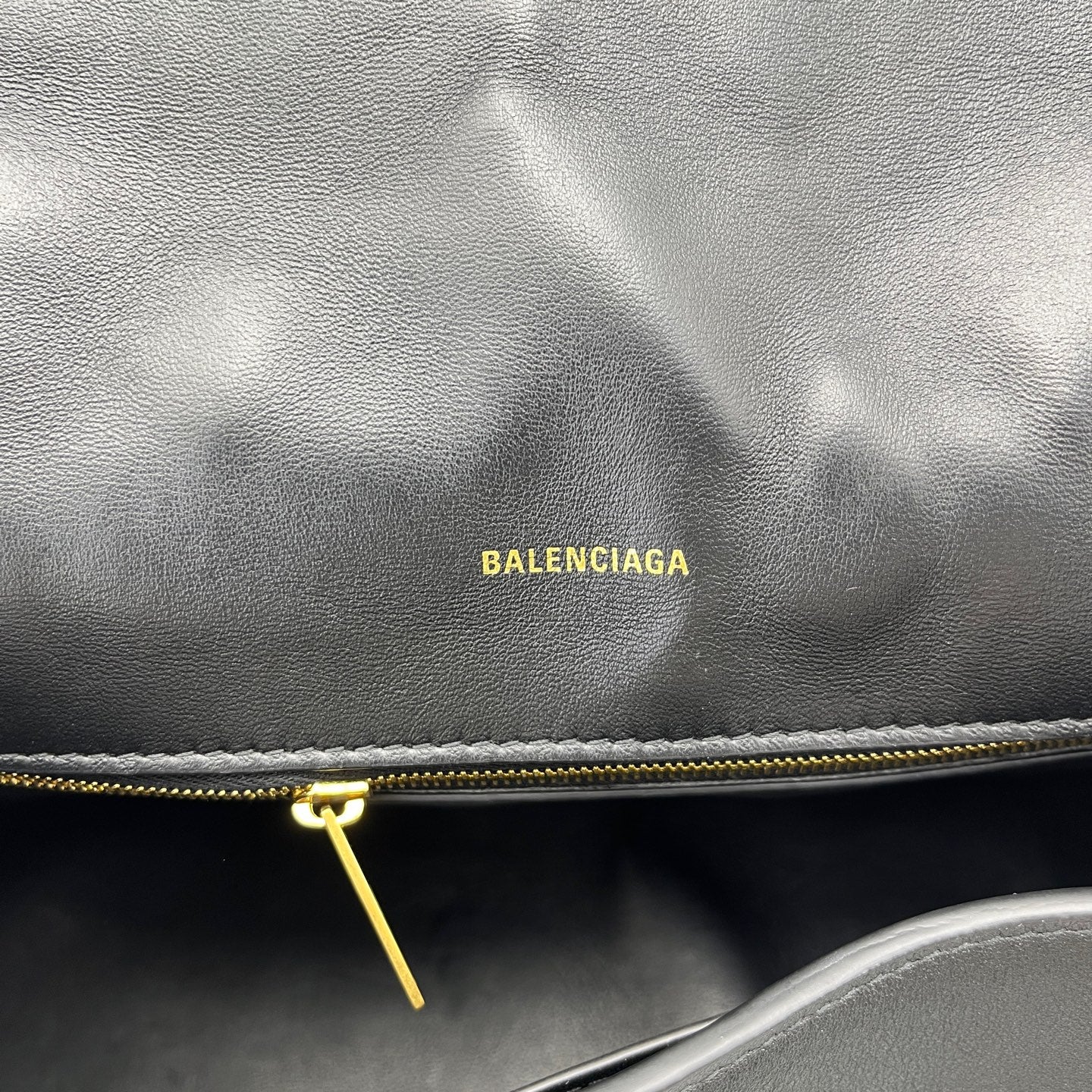 Balenciaga - Crush - Leather - Black - (Medium)