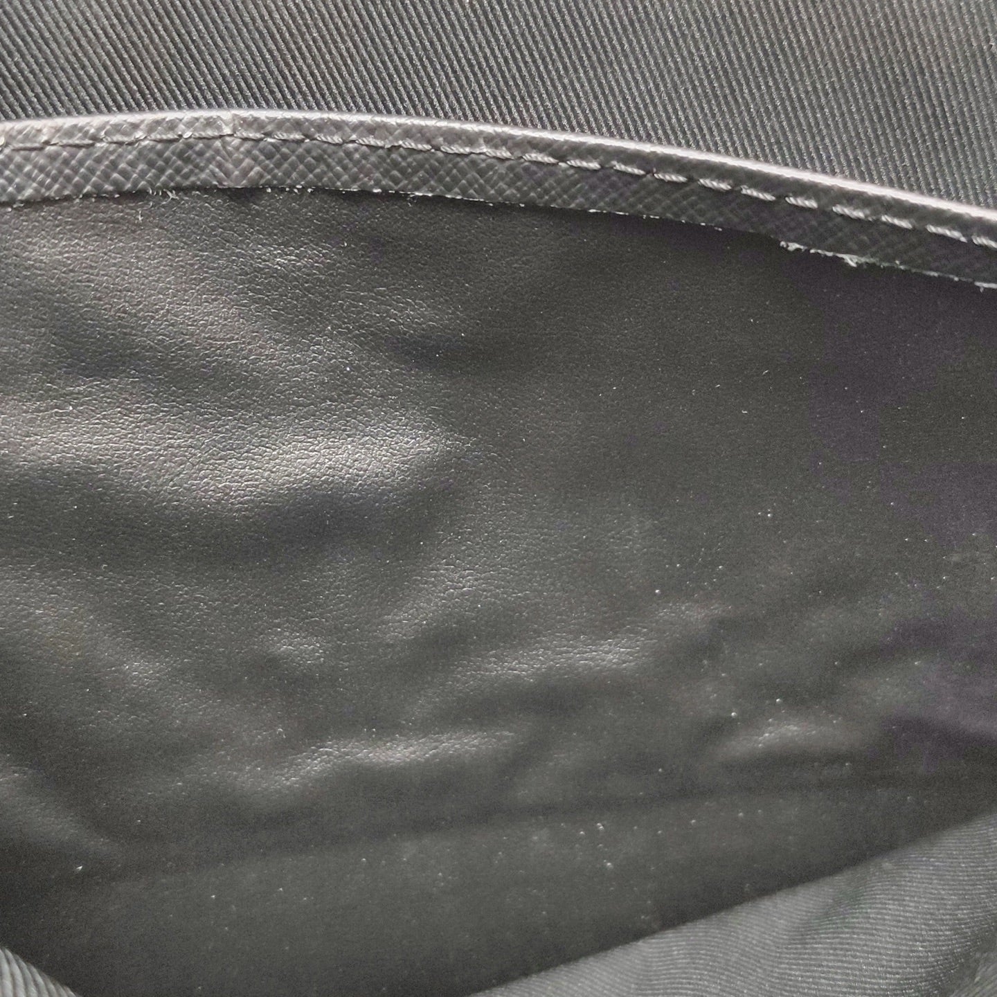 Louis Vuitton - Pochette Voyage - Monogram Eclipse canvas with leather trim - Black - (medium)