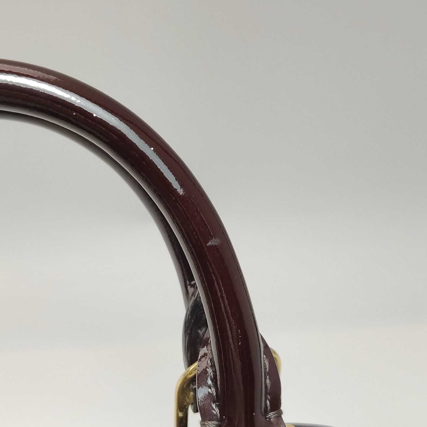 Louis Vuitton - Alma BB - Patent leather - Burgundy - (mini)