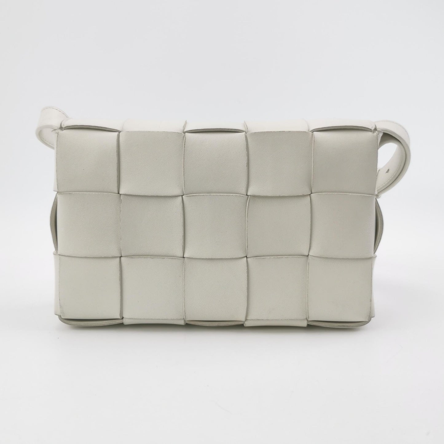 Bottega Veneta - Cassette Bag - Lambskin leather - White - (medium)