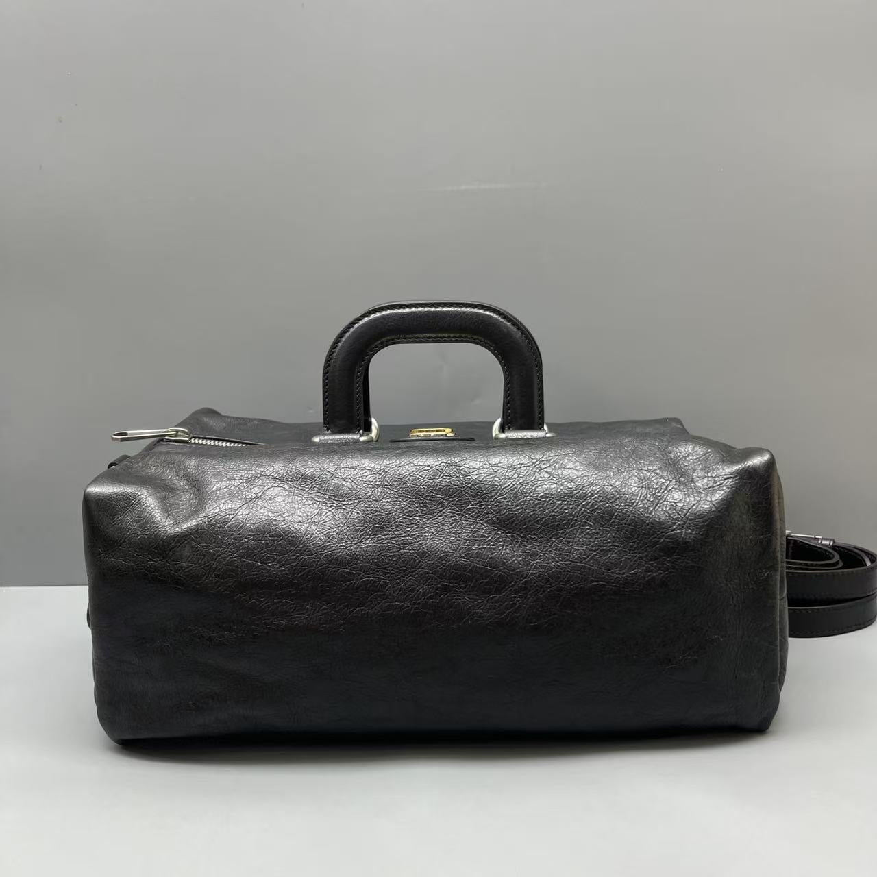 Gucci - Boston Pillow Bag - Leather - Black - (Medium)