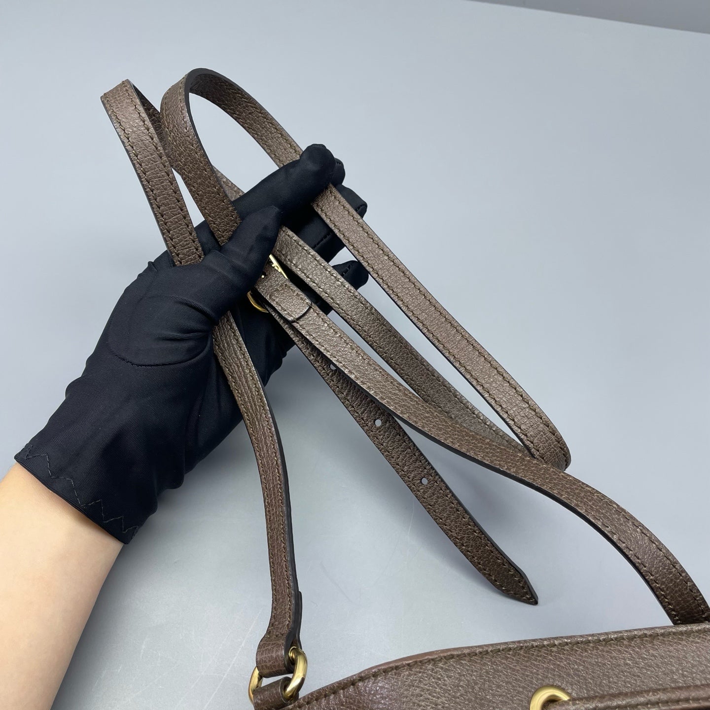 Gucci - Ophidia GG Supreme Mini Bucket Bag - GG Supreme canvas with leather trim - Brown - (mini)