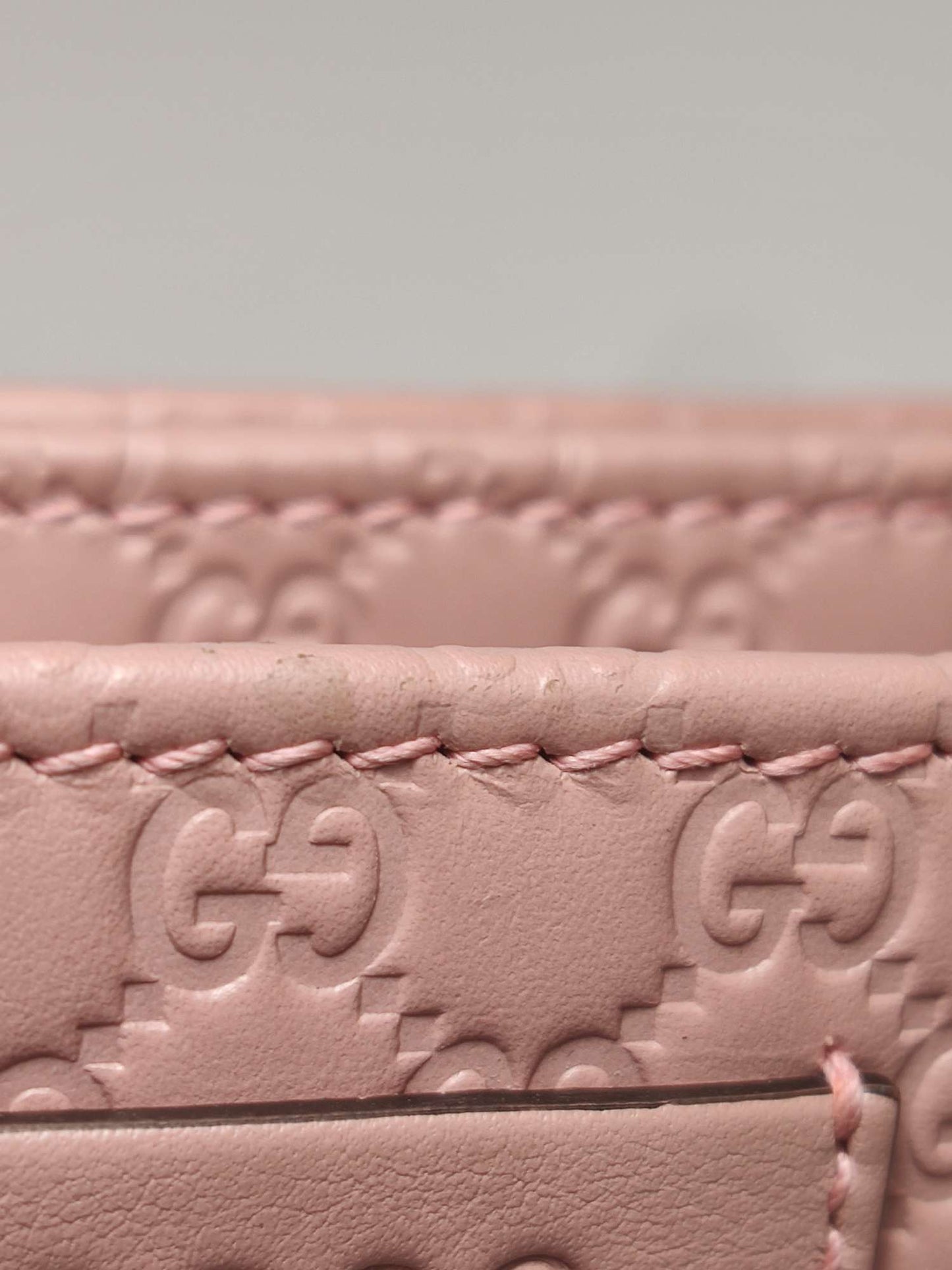 Gucci - Microguccissima Wallet on Chain (WOC) - Leather - Pink - (mini)