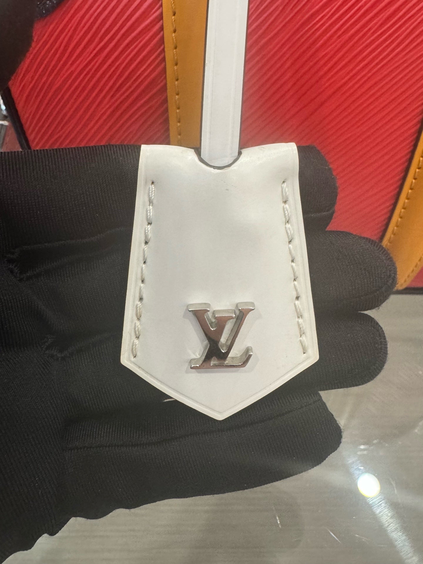 Louis Vuitton - Valisette BB - Epi leather - Red with Black and Yellow Accents - (mini)