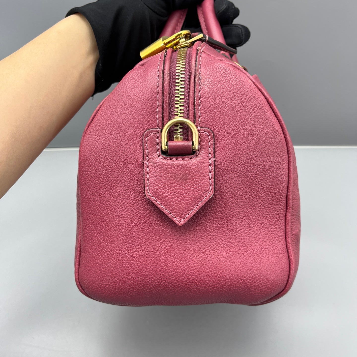 Louis Vuitton - Speedy Bandoulière 25 - Monogram Empreinte leather - Purple - (small)