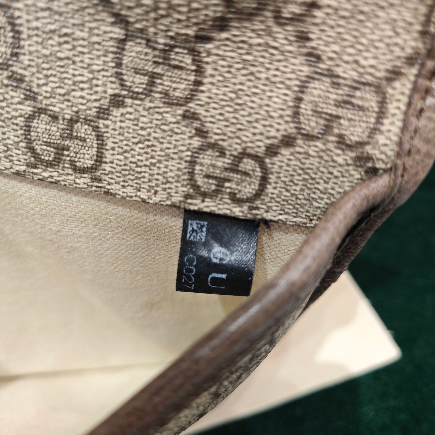 Gucci - Tiger Head Belt Bag - GG Supreme canvas with leather trim - Beige