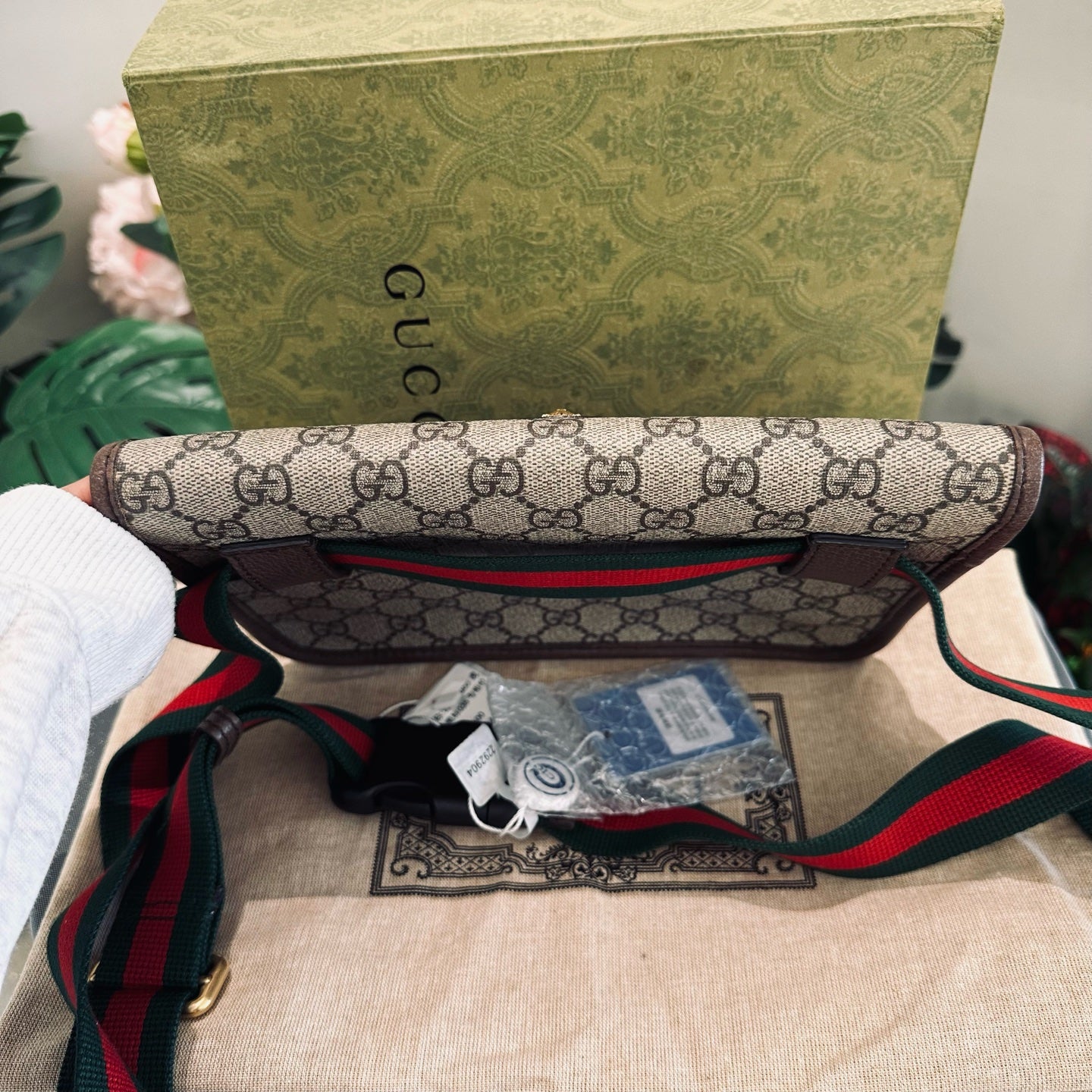 Gucci - Neo Vintage GG Supreme Belt Bag with Tiger Head - Coated canvas with leather trim - Beige - (medium)