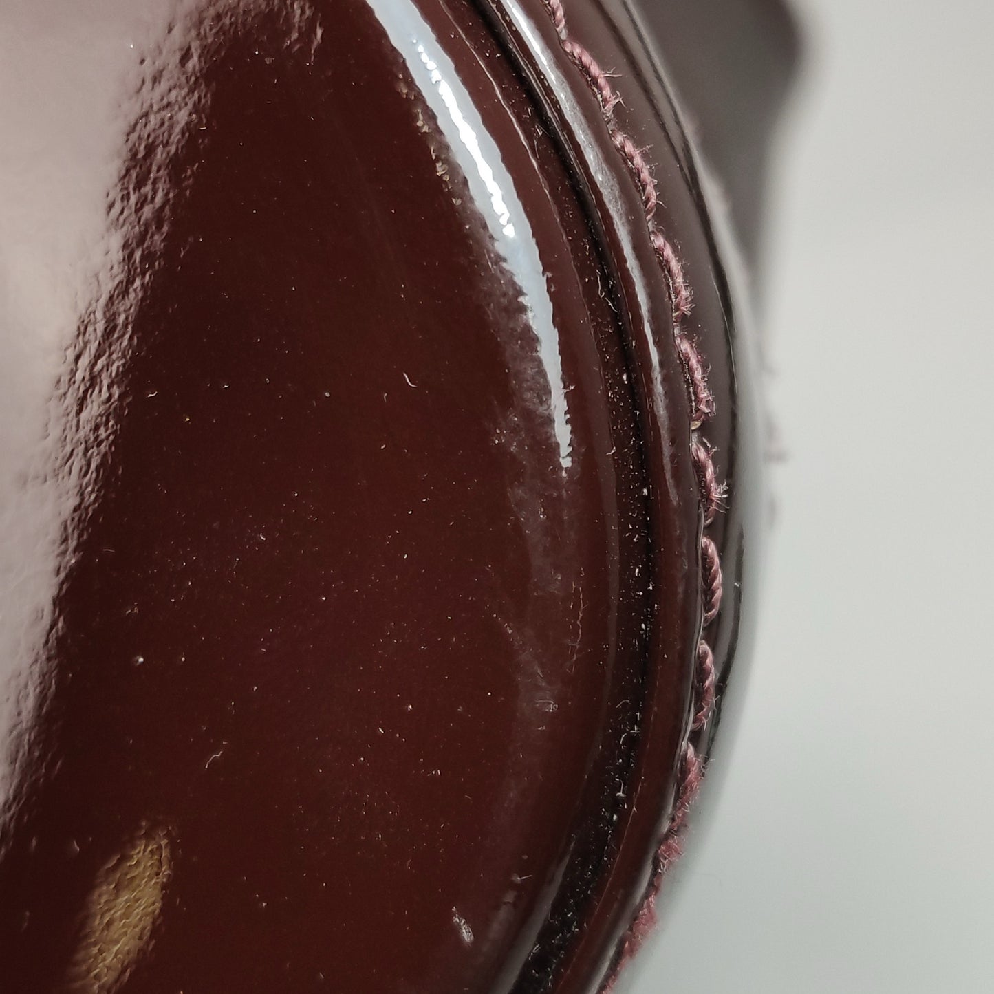 Louis Vuitton - Alma BB - Epi patent leather - Burgundy - (Small)