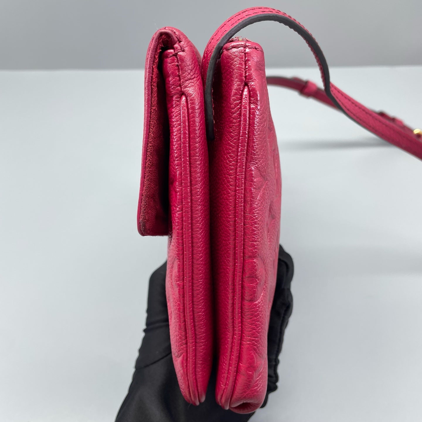 Louis Vuitton - Twice - Leather - Burgundy - (Small)