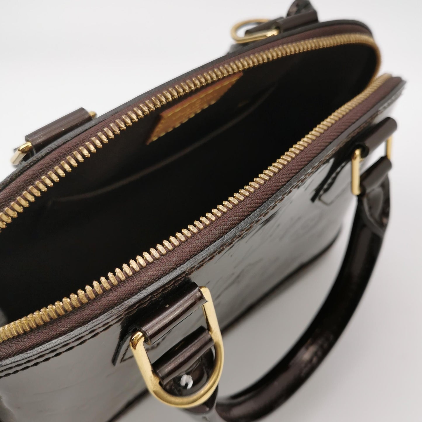 Louis Vuitton - Alma BB - Patent leather - Burgundy - (mini)