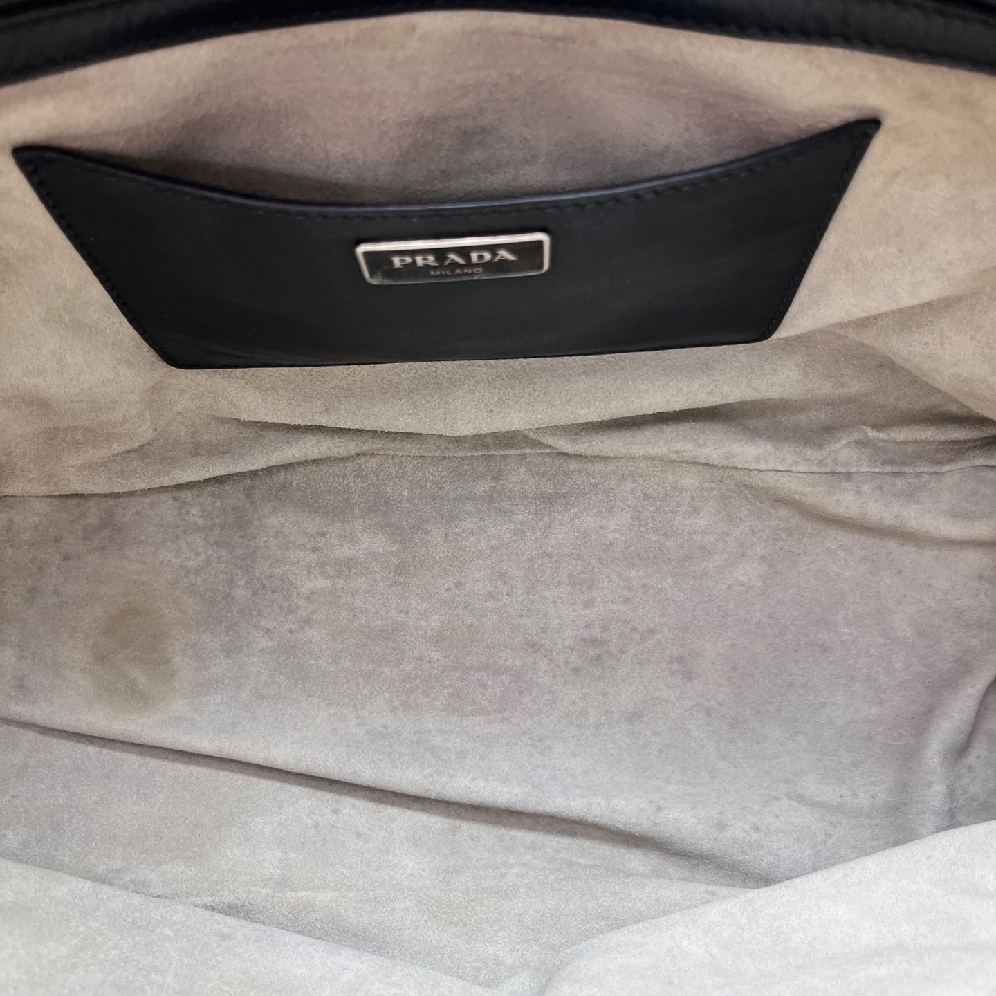 Prada - Galleria Bag with External Stitching - Leather - Black - (Medium)