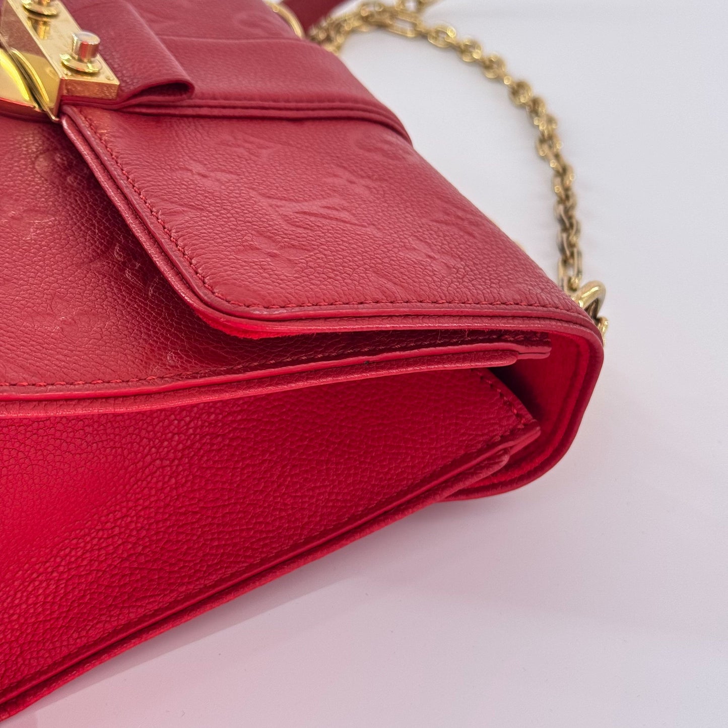 Louis Vuitton - Saint Sulpice - Leather - Red - (medium)