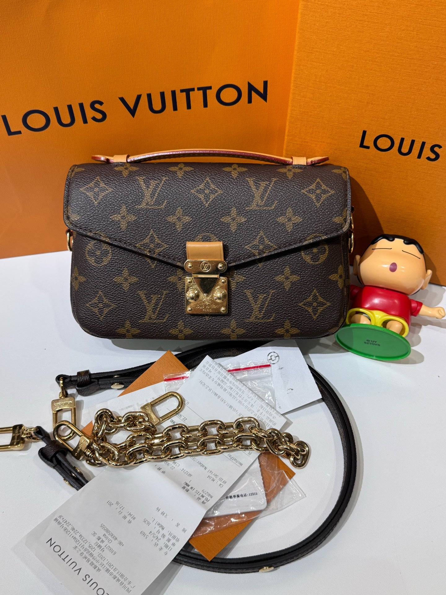 Louis Vuitton - Metis East West - Monogram coated canvas with natural cowhide leather trim - Brown - (Small)