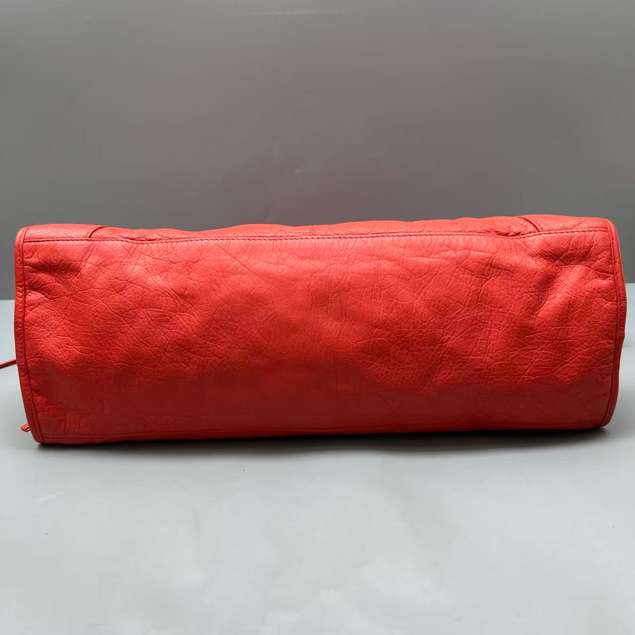 Balenciaga - City Bag - Distressed lambskin leather - Orange - (Large)