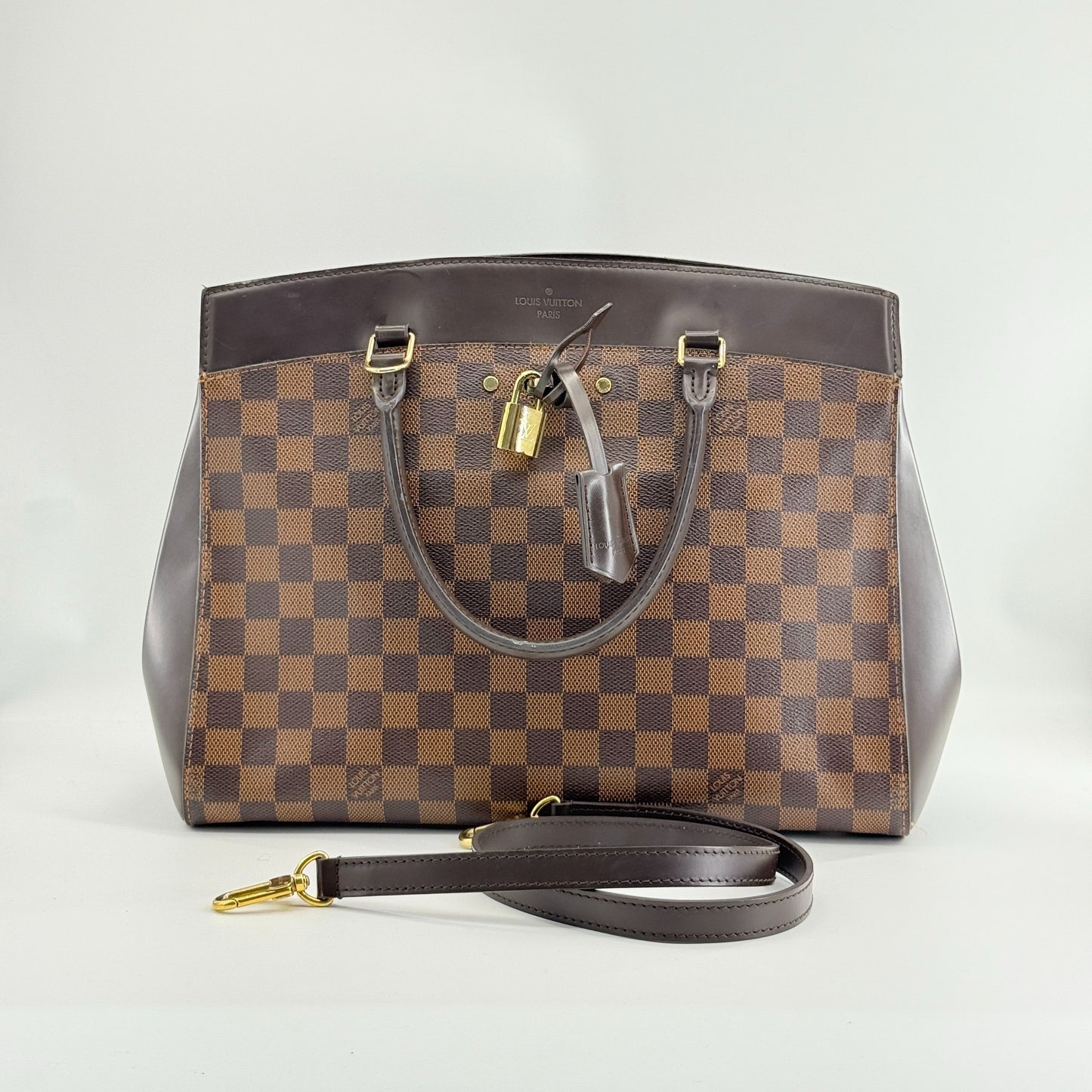 Louis Vuitton - Montaigne MM - Damier Ebene Canvas and Leather - Brown - (medium)
