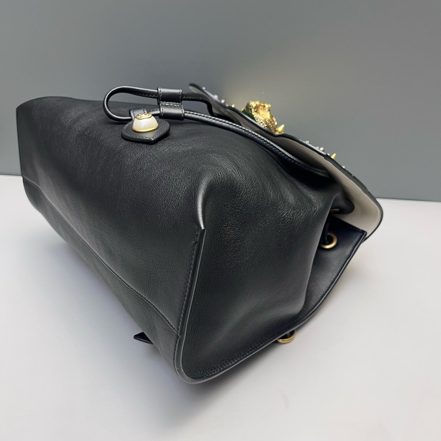 Gucci - Dionysus Tiger Head Studded Backpack - Leather - Multicolour - (medium)