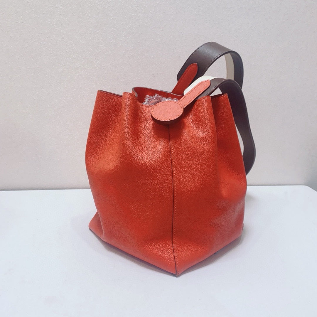 Hermès - Licol 17 - Taurillon Clemence leather - Cinnabar Red - (Small)