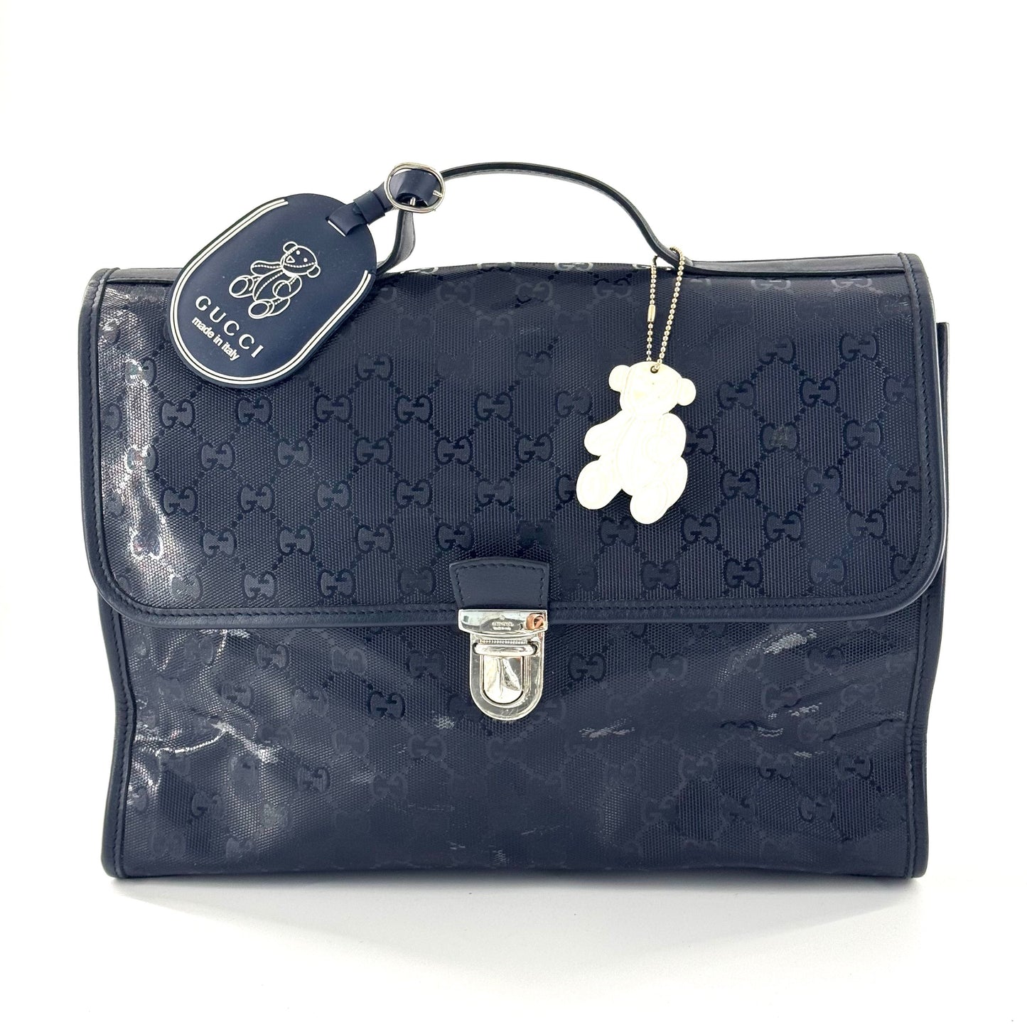 Gucci - Children's Backpack - Synthetic - Navy - (small)