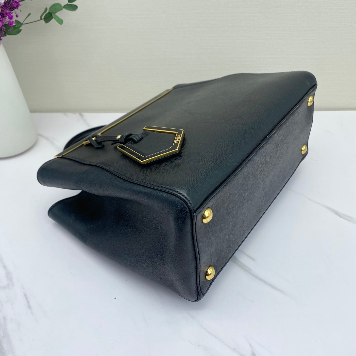 Fendi - 2Jours - Leather - Black - (small)