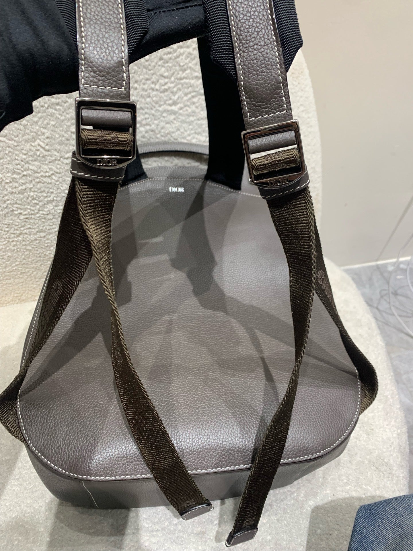 Dior - Gallop Backpack - Grained cowhide leather - Brown - (medium)