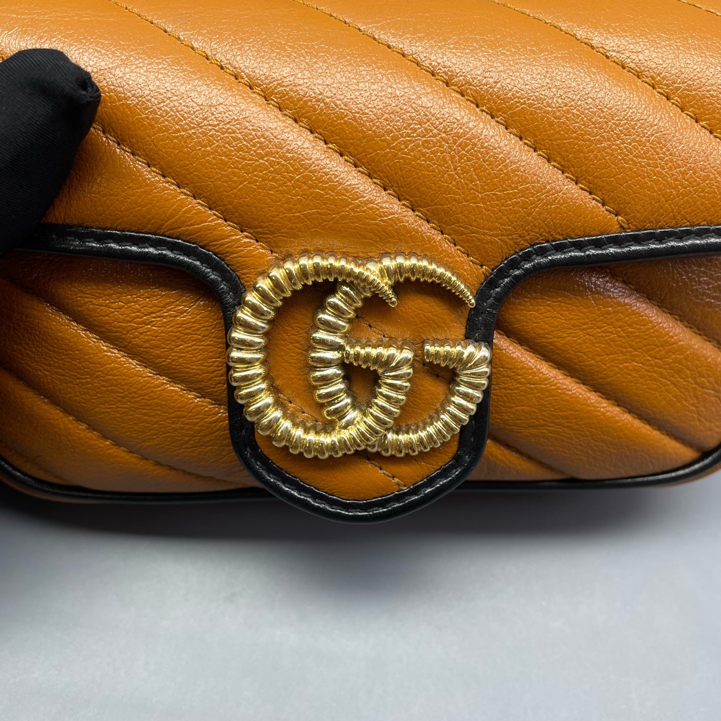 Gucci - Marmont Super Mini Bag - Leather - Brown - (mini)