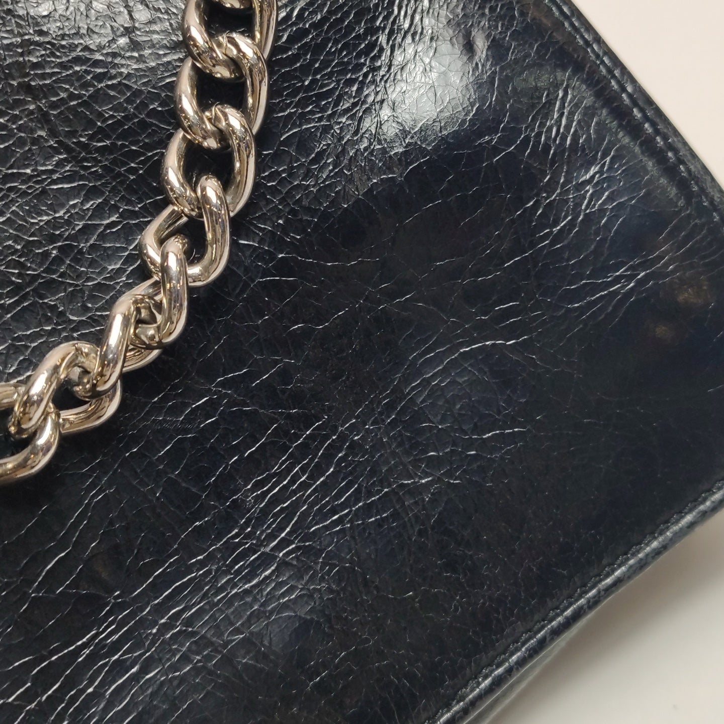 Miu Miu - Chain Shoulder Bag - Leather - Black - (mini)