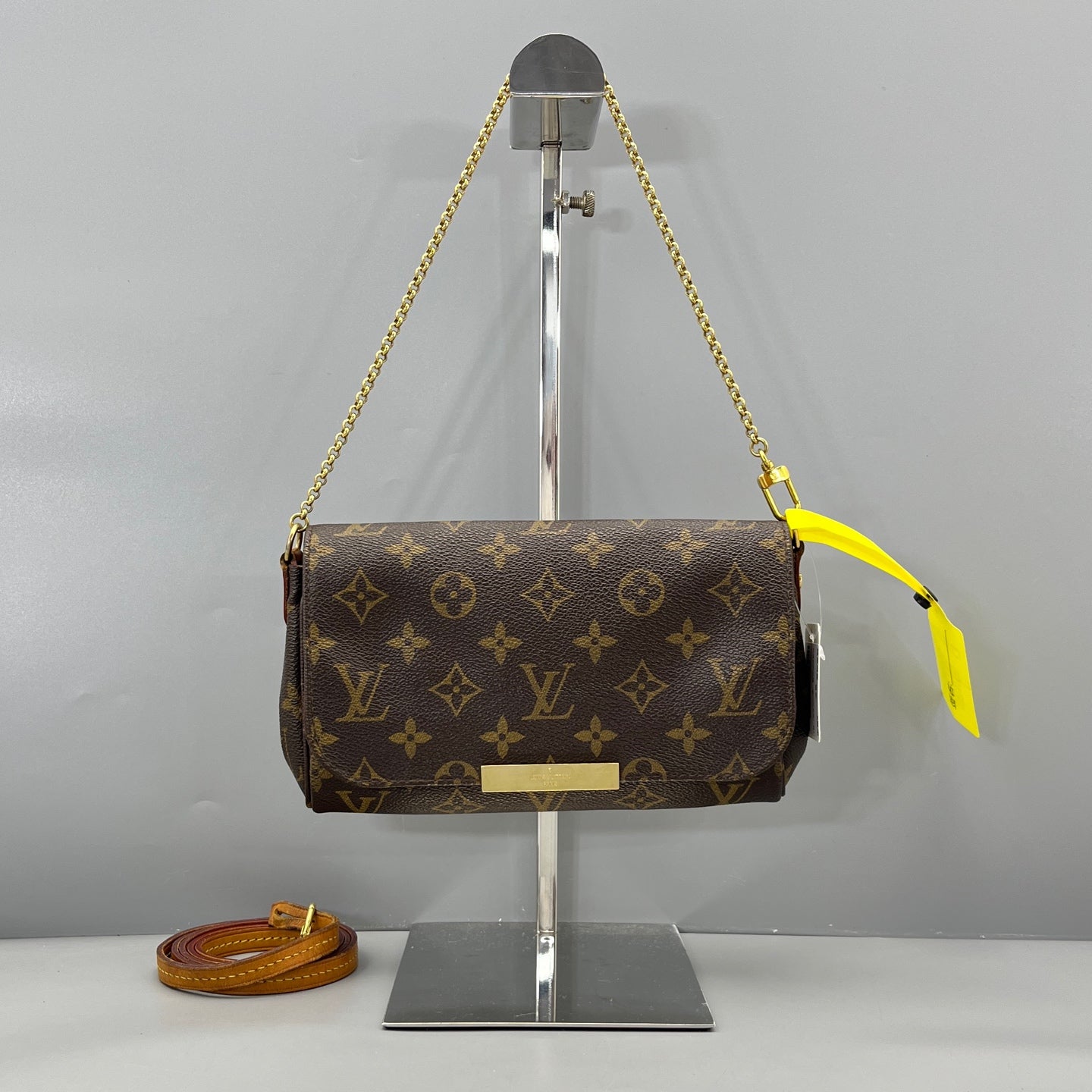 Louis Vuitton - Pochette Felicie - Monogram coated canvas with leather trim - Brown - (small)