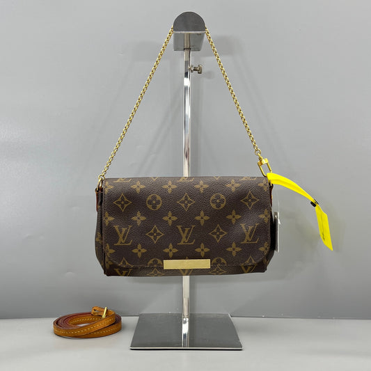 Louis Vuitton - Pochette Felicie - Monogram coated canvas with leather trim - Brown - (small)