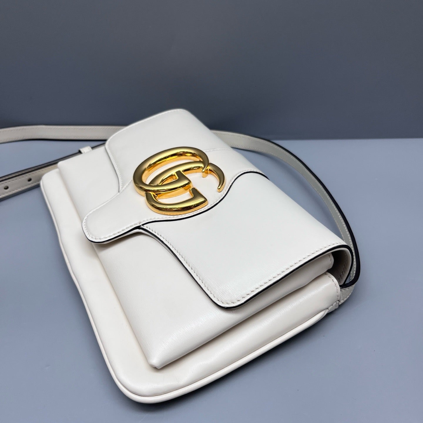 Gucci - Arli Envelope Bag - Leather - White - (small)