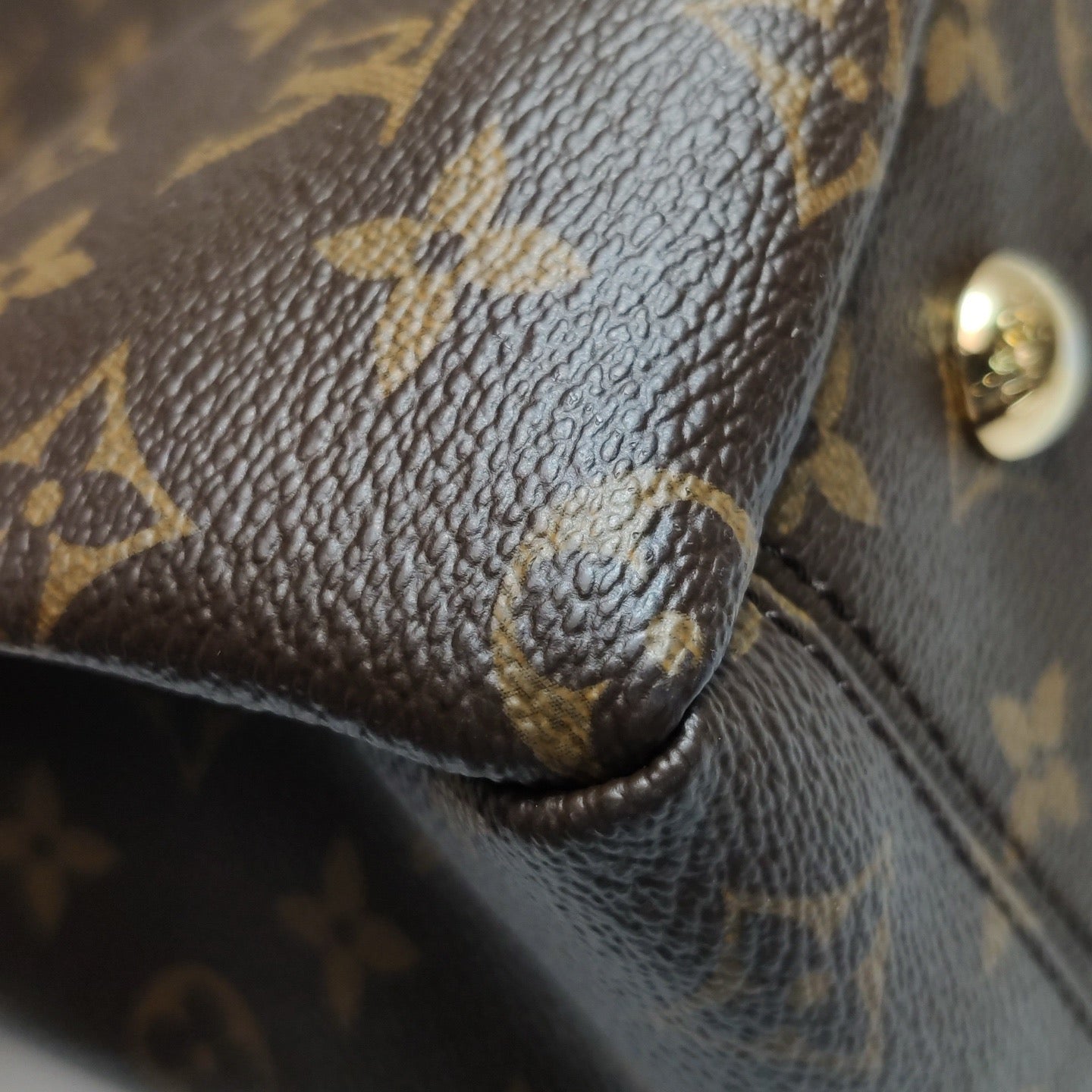 Louis Vuitton - Montaigne MM - Monogram coated canvas with Vachetta leather trim - Brown - (Medium)