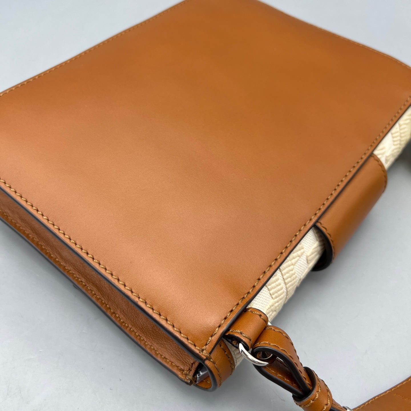 Fendi - A7637e - Leather and Canvas - Brown - (small)