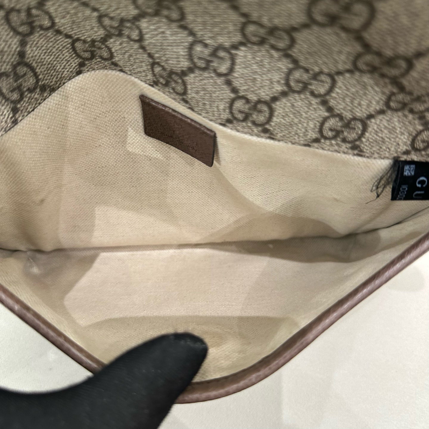 Gucci - Tiger Head Belt Bag - GG Supreme coated canvas with leather trim - Beige - (medium)