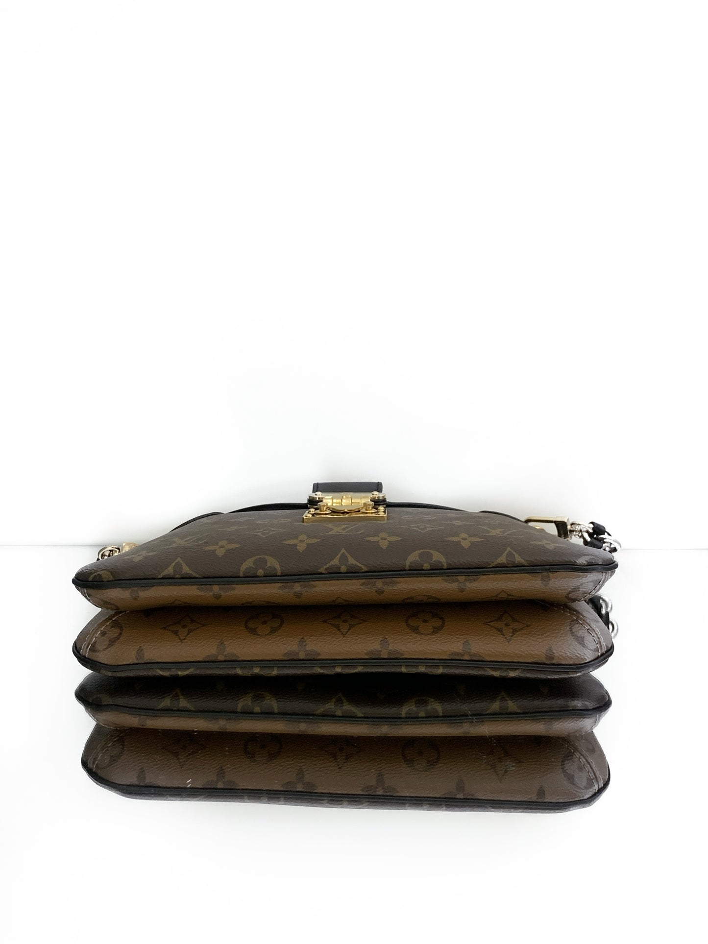 Louis Vuitton - Twinny - Monogram coated canvas with leather trim - Brown - (medium)