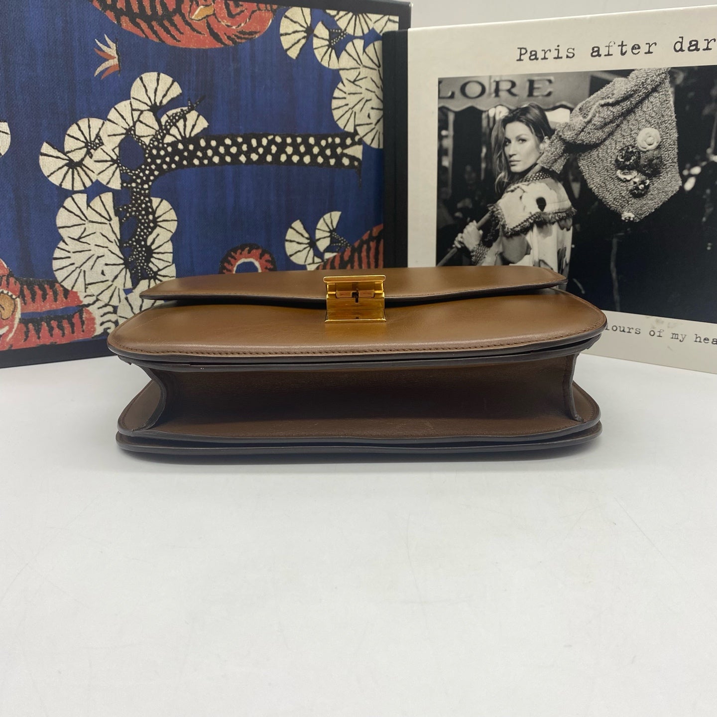 Celine - Classic Box - Calf leather - Brown - (medium)