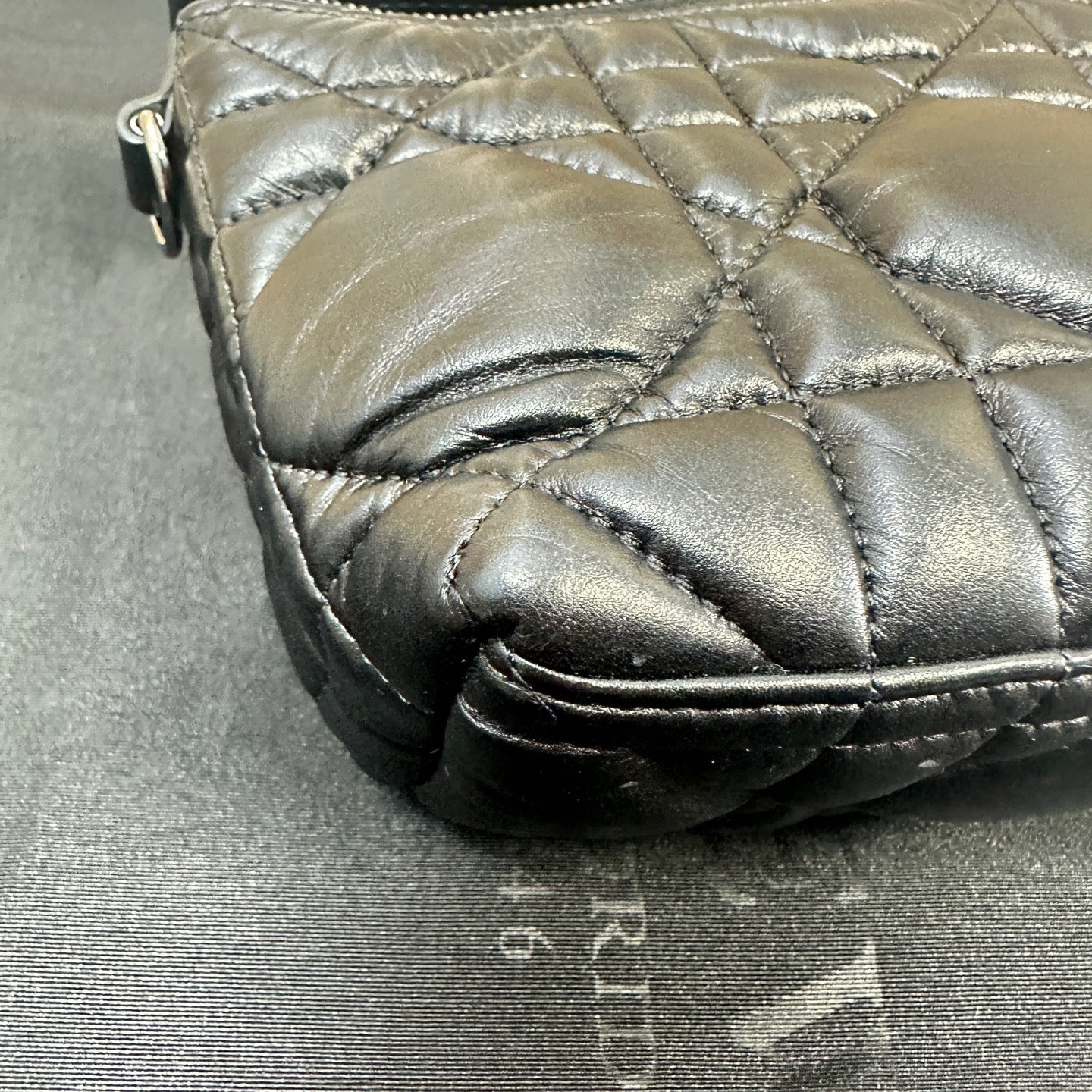 Dior - Travel Nomad Cannage Clutch Bag - Leather - Black - (small)
