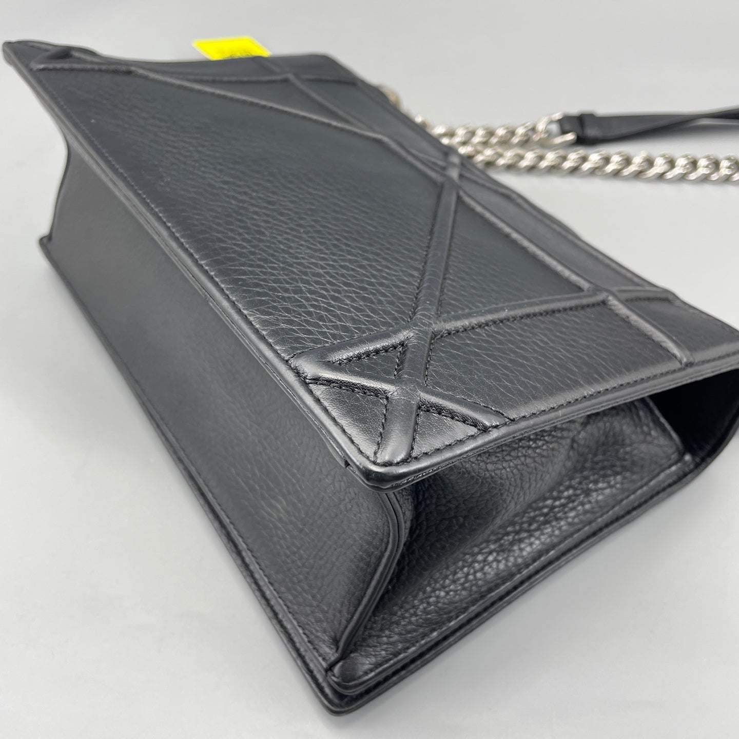Dior - Diorama Shield Bag - Grained calfskin leather - Black - (medium)