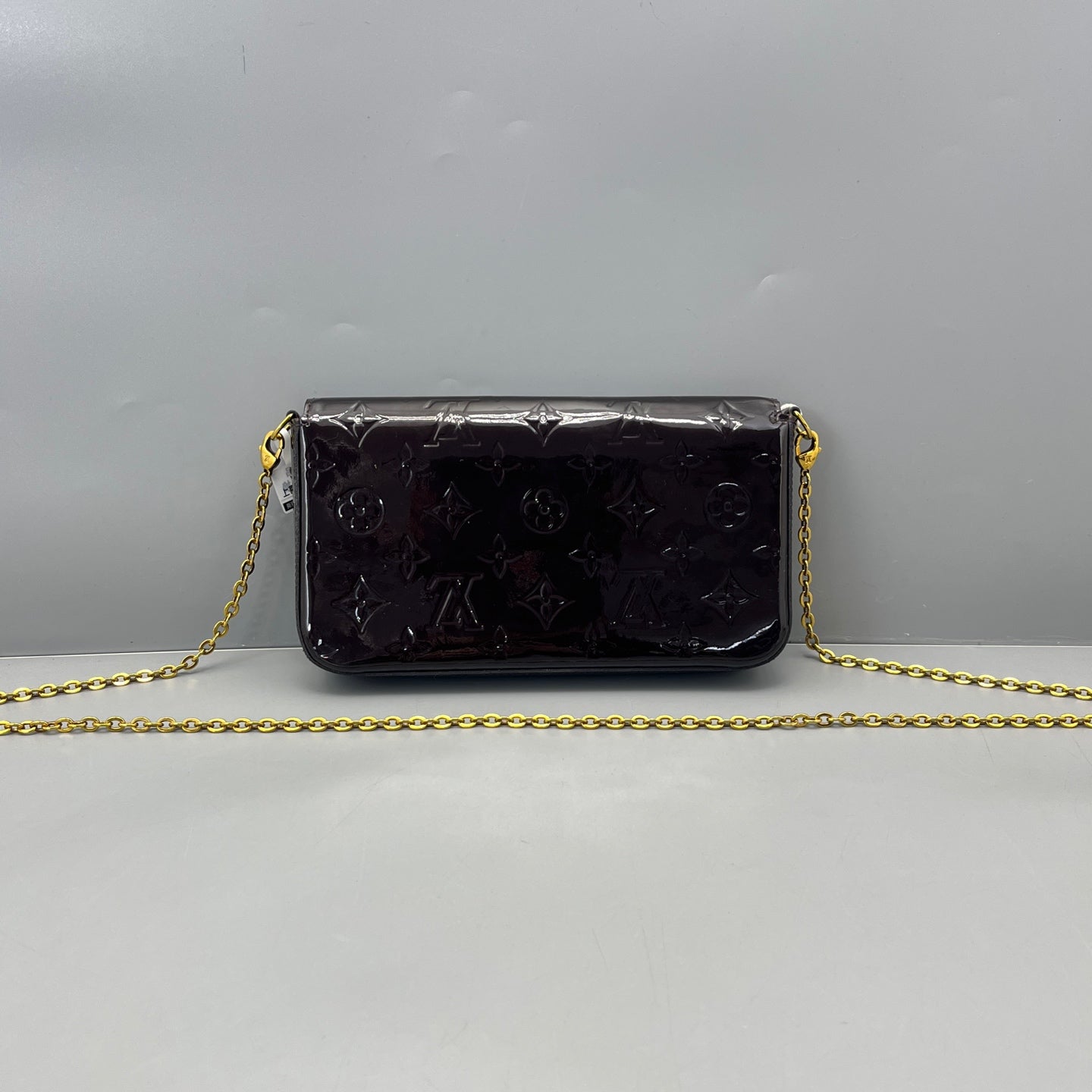 Louis Vuitton - Félicie Pochette - Monogram Vernis leather - Burgundy - (small)