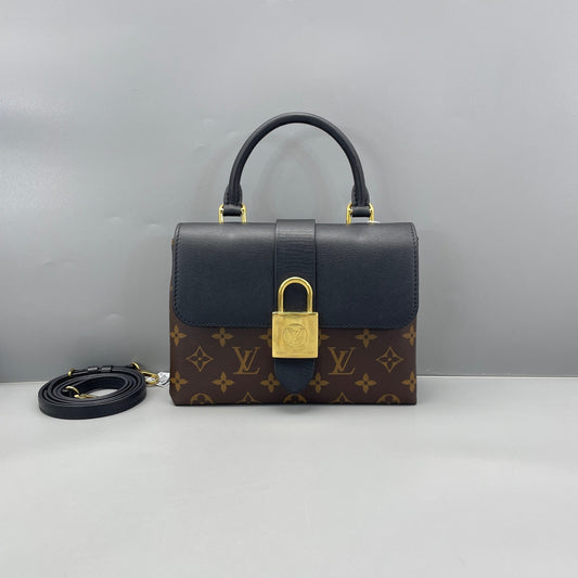 Louis Vuitton - Locky BB - Monogram coated canvas with black cowhide leather trim - Monogram Brown and Black - (Mini)