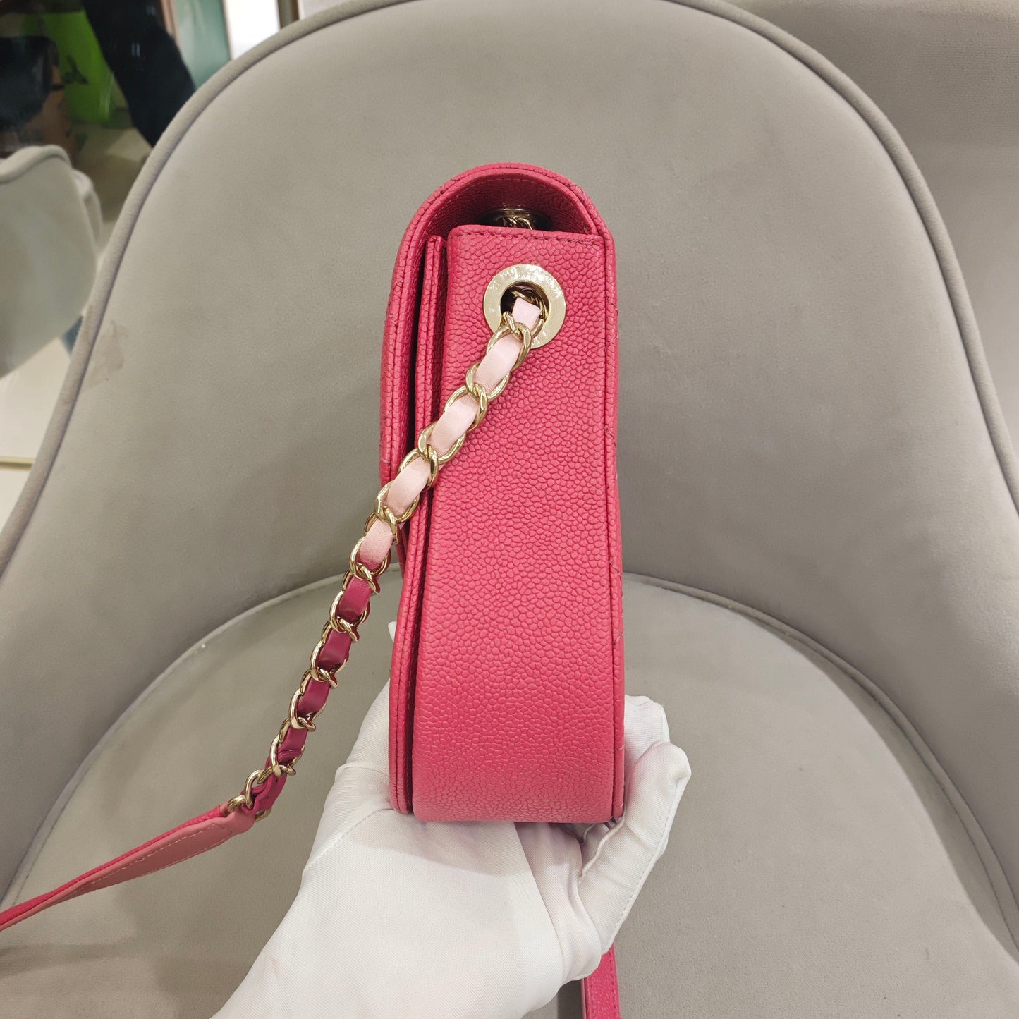 Chanel - Cuba Rainbow Series Messenger Bag - Leather - Pink - (Medium)
