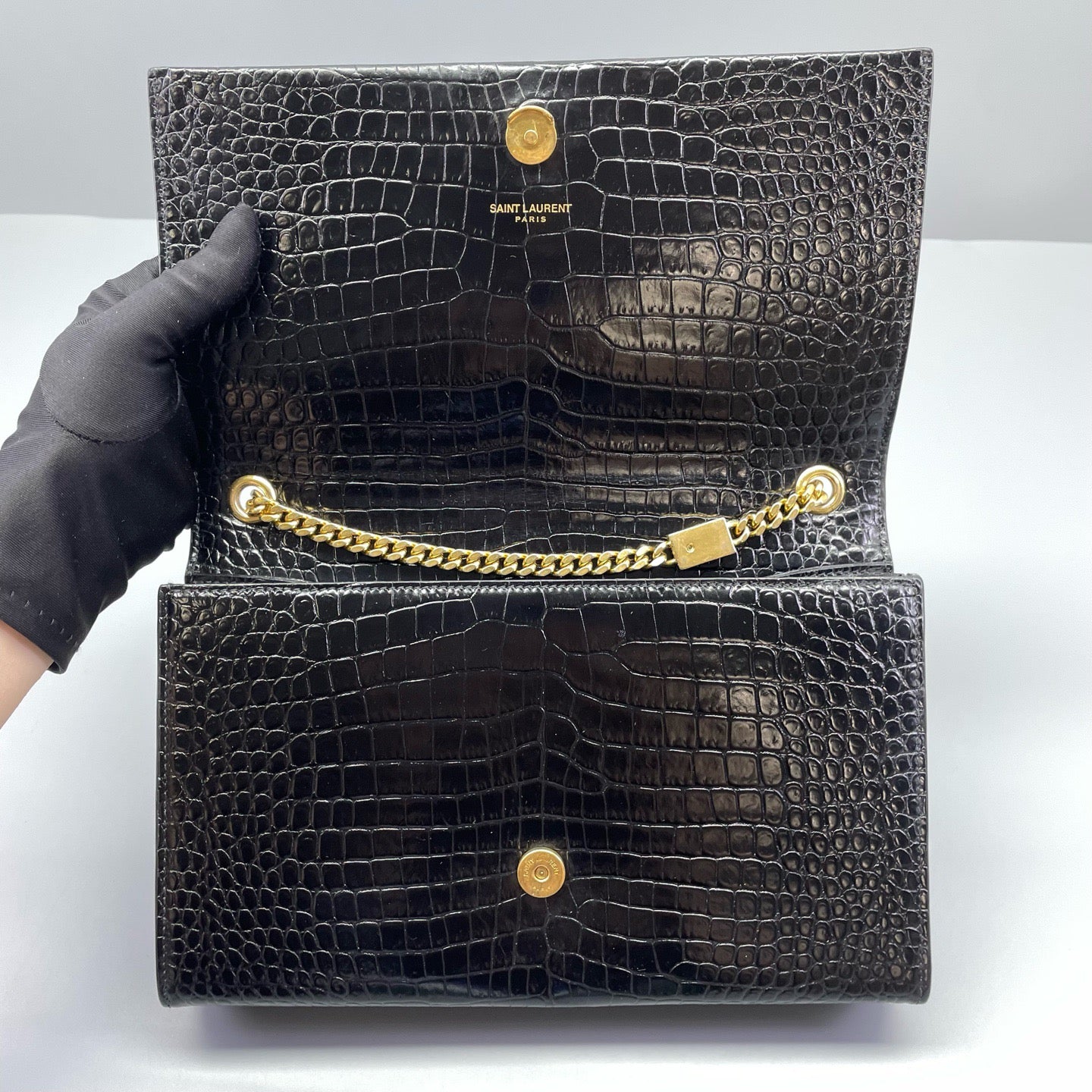 Saint Laurent - Kate Medium Tassel Bag - Leather - Black - (Medium)