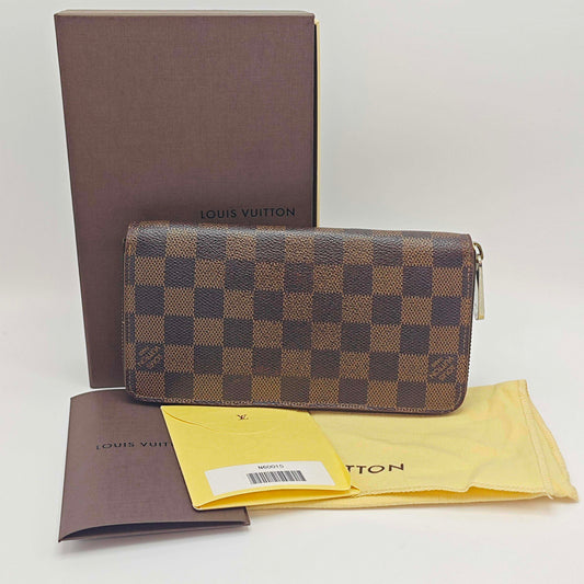 Louis Vuitton - Zippy Wallet - Coated Canvas - Brown - (Medium)