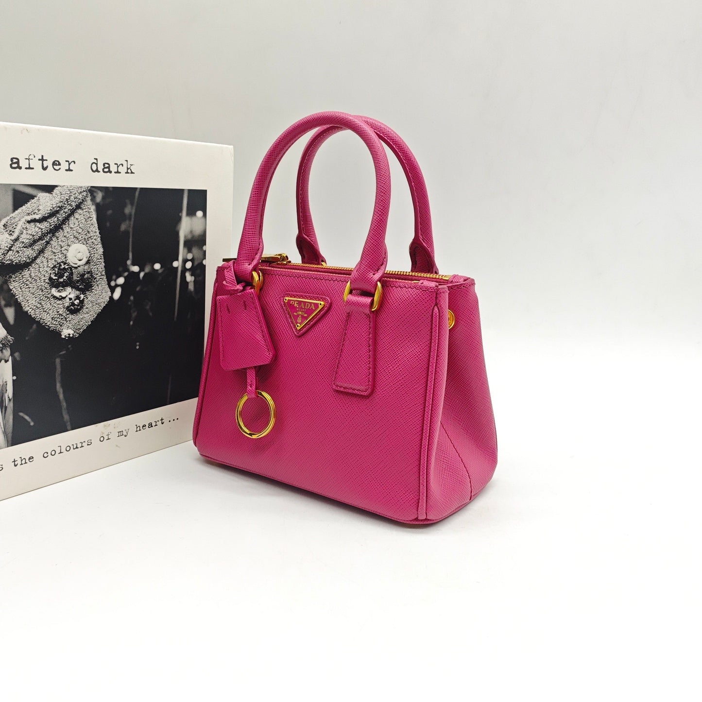 Prada - Galleria Mini - Saffiano leather - Fuchsia - (mini)
