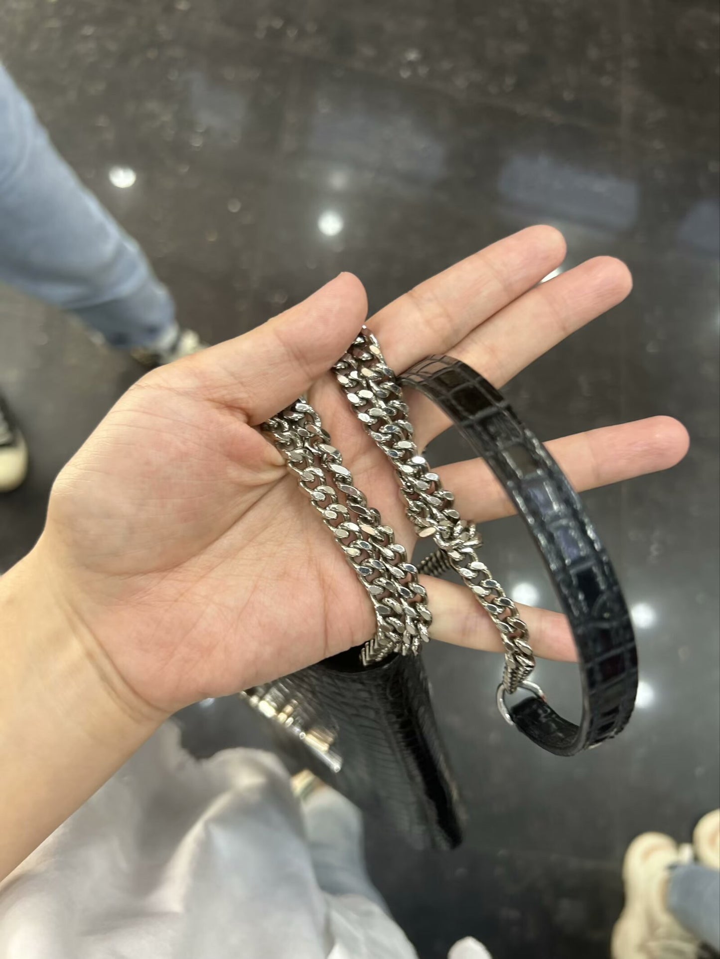 Saint Laurent - Kate Tassel Chain Bag - Leather - Black with Silver-tone Hardware - (mini)