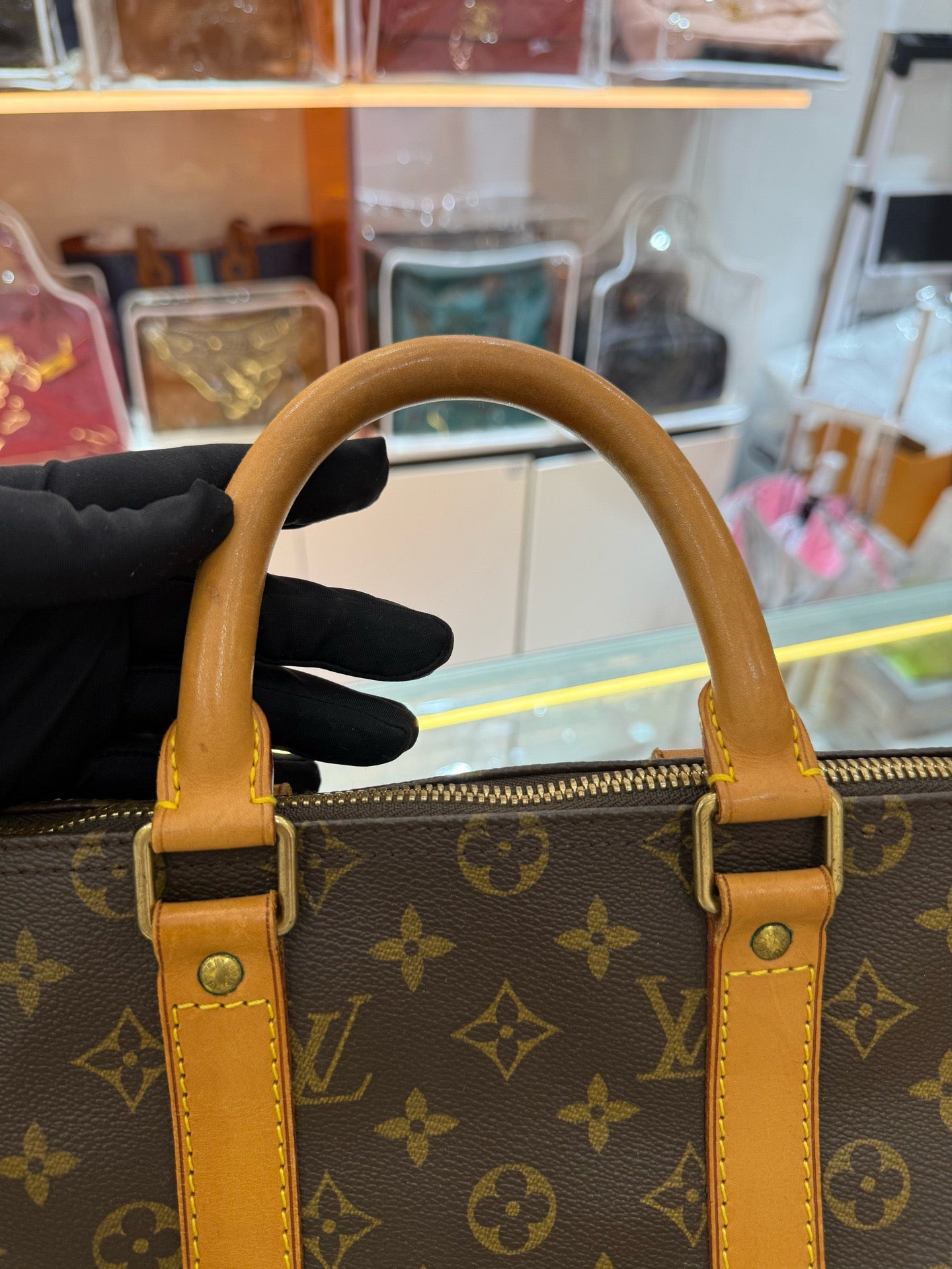 Louis Vuitton - Keepall 45 - Monogram coated canvas with Vachetta leather trim - Brown - (large)